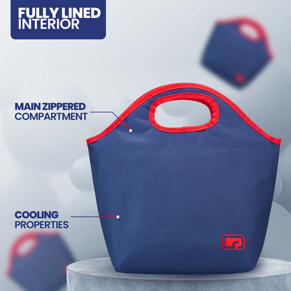 Quest BF Value Lunch Cooler - Navy/Red