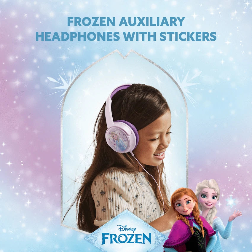 Disney Frozen Auxiliary Headphones with Stickers