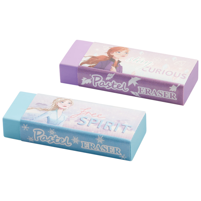 Frozen 2 Pastel Colour Erasers - Multi