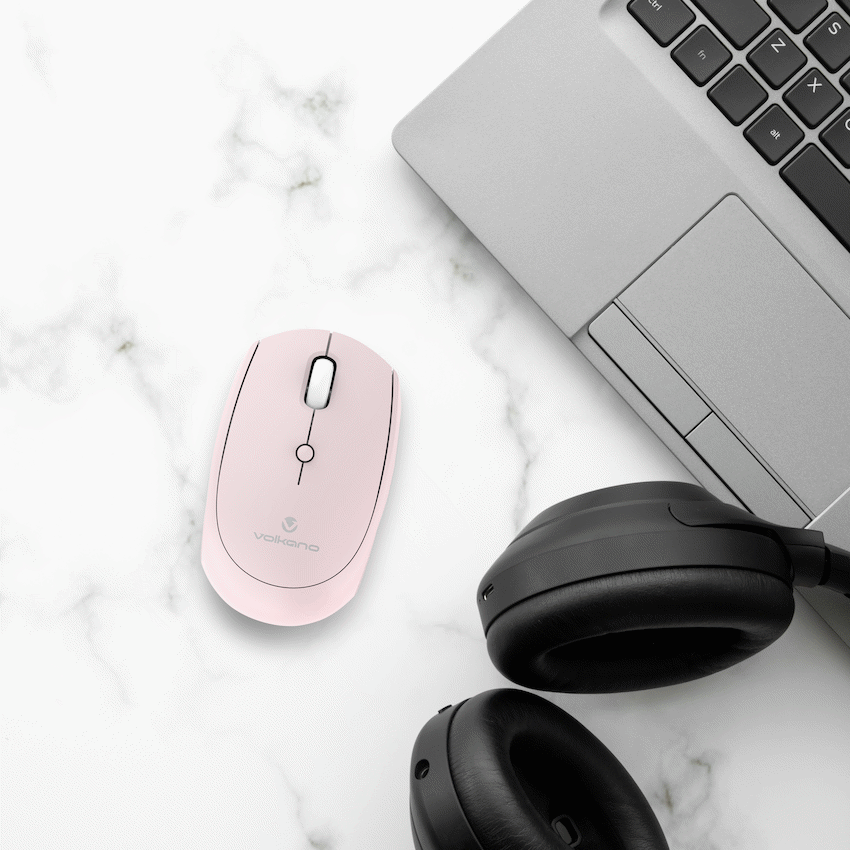 Volkano Talc Wireless Mouse - Pink