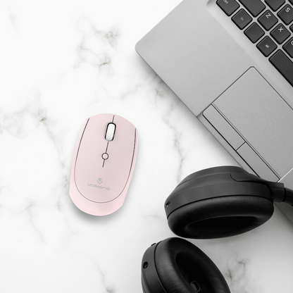 Volkano Talc Wireless Mouse - Pink