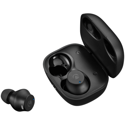 Volkano Taurus Series 2.0 True Wireless Earphones with Charging Case - Black