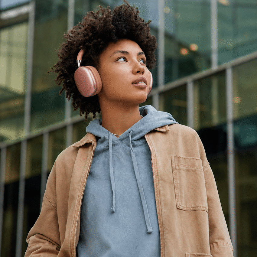 Amplify Stellar Series Bluetooth Headphones - orange