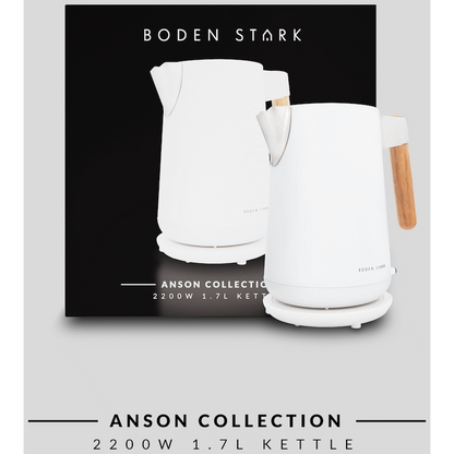 Boden Stark Anson Collection 1.7l 2000w SS Kettle - White