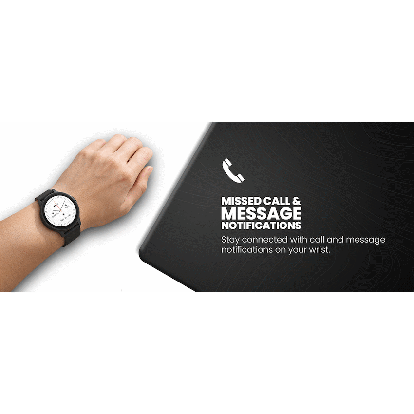 Volkano Active Tech Trend series Watch with heart rate monitor - Black