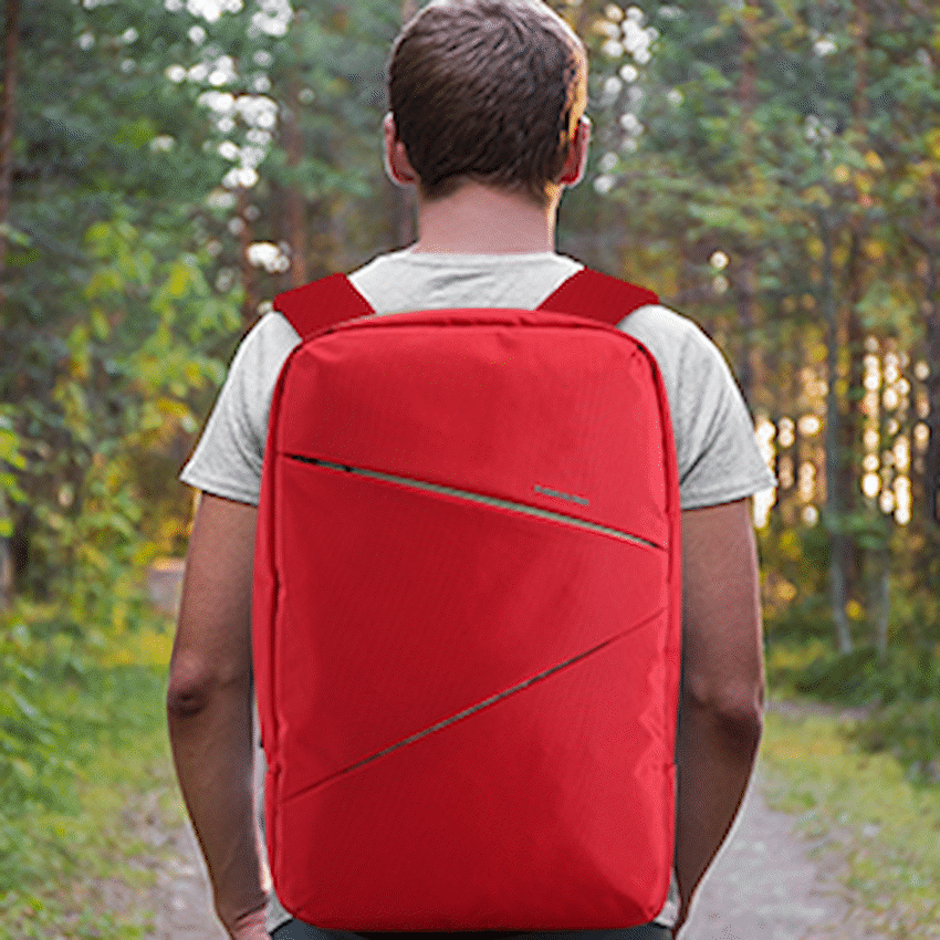 Kingsons Arrow Series Laptop Backpack Red