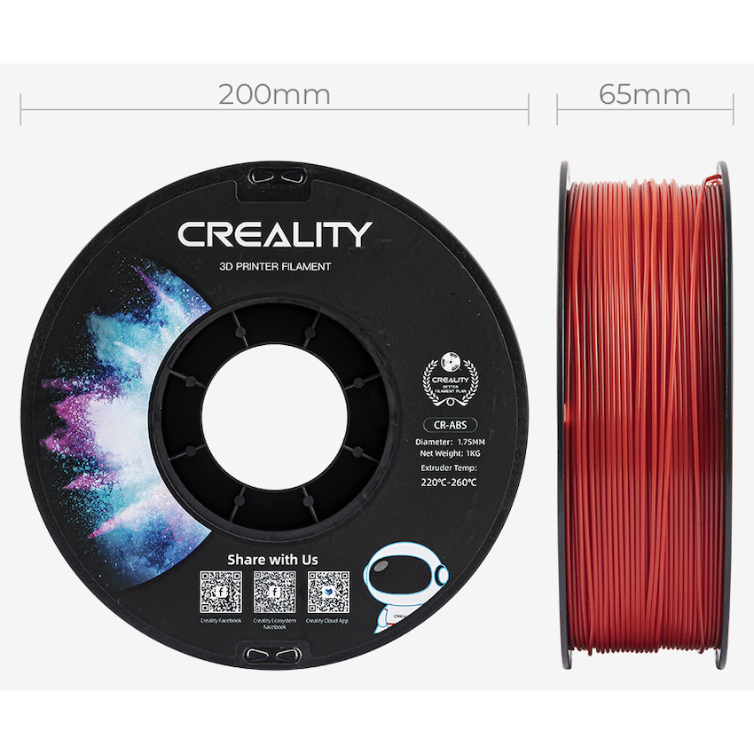 Creality ABS Filament - Red 1kg