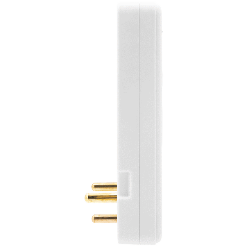 Ellies 3 Way Surge adaptor Schuko,with type C + USB - WT