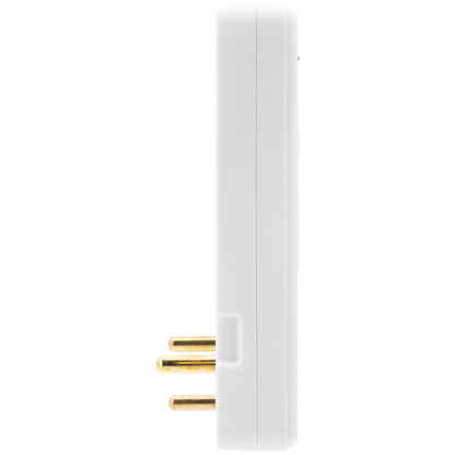 Ellies 3 Way Surge adaptor Schuko,with type C + USB - WT
