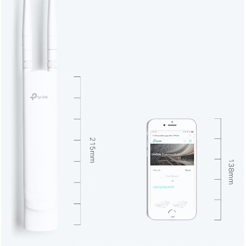 TP-Link EAP110-OUTDOOR 300Mbps Wireless N Outdoor Access Point