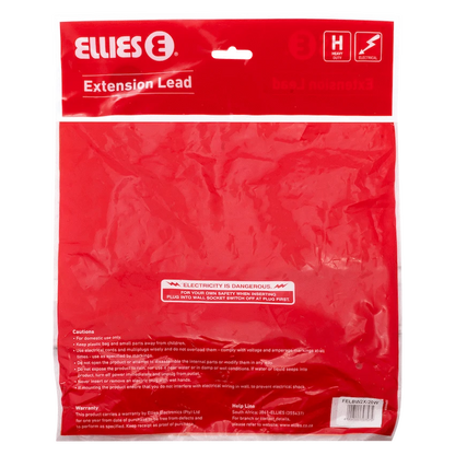 Ellies Side by Side Light Duty Extension Lead-20M