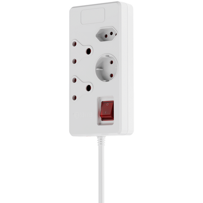 Ellies 4 way High Surge Multiplug 0.5M - WT