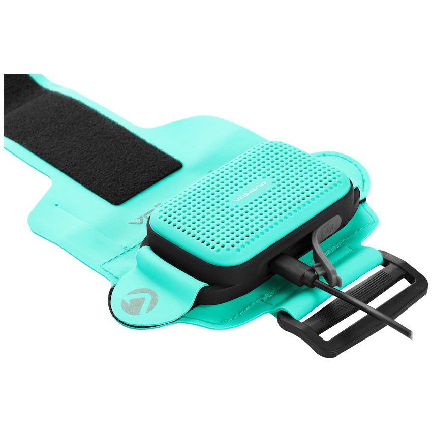 Volkano Pumped Series Wearable Speaker with Armband - Mint