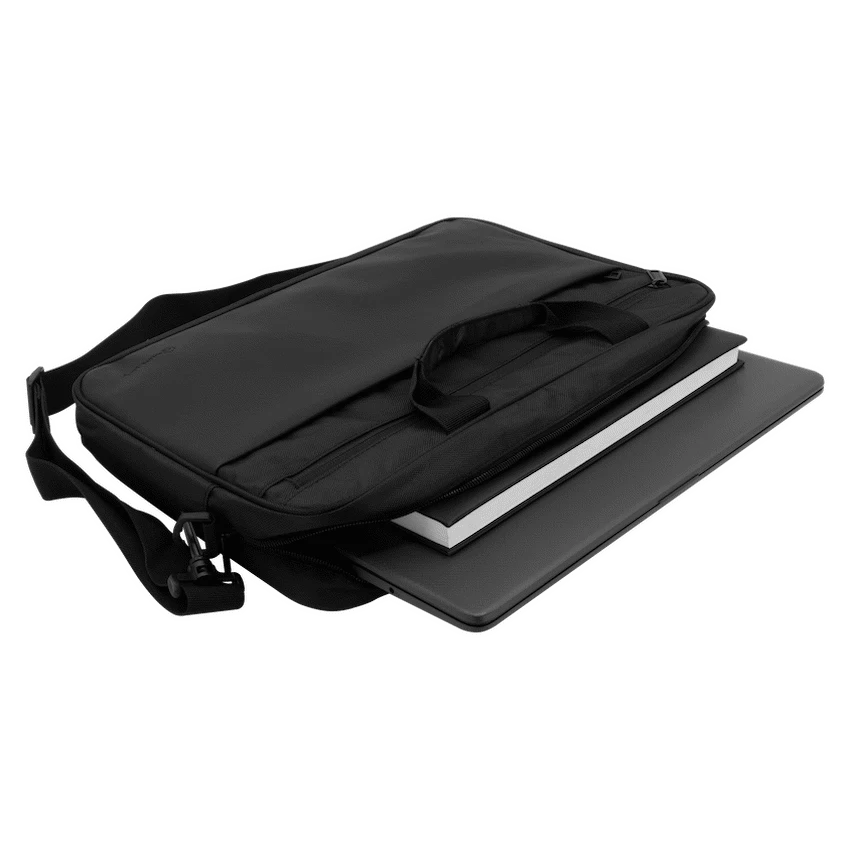 Amplify Panama 15.6" Laptop Shoulder Bag - Black