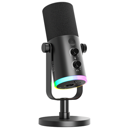 Fifine AM8 NEO RGB Dual Port Microphone with Stand