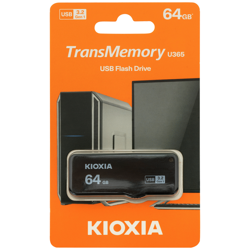 Kioxia U365- 64GBUSB 3.2 Yamabiko Slyder Type