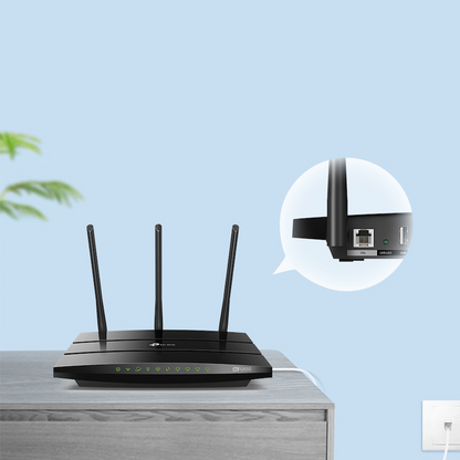 TP-Link Archer VR400 AC1200 Wi-Fi VDSL/ADSL Gigabit Modem Router