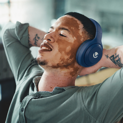 Volkano SoundSweeper Series Active Noise Cancelling bluetooth Headphones - Blue