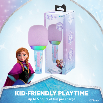 Disney Frozen Bluetooth Dome Microphone with RGB Lights