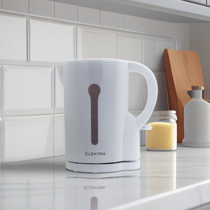 Elektra 1.7l Plastic Kettle - White - Cordless