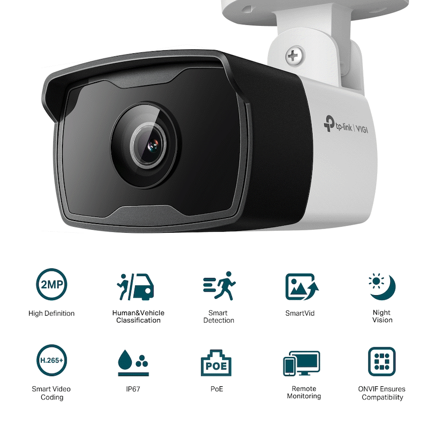 TP-Link Vigi C320I 2MP 6mm Outdoor Bullet Network Camera