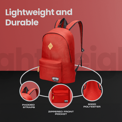 Volkano Distinct 15.6" Laptop Backpack - Red