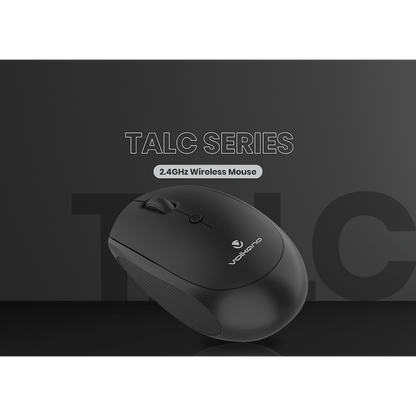 Volkano Talc Wireless Mouse - Black