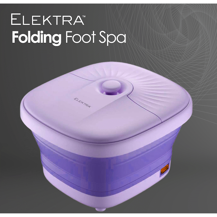 Elektra Folding Foot Spa Purple