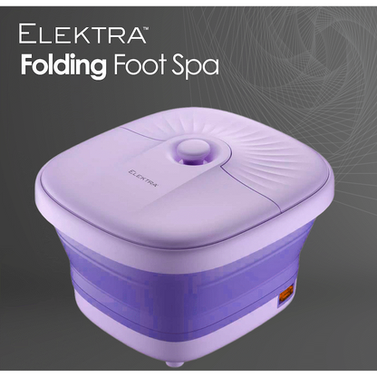 Elektra Folding Foot Spa Purple