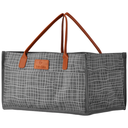 Totes Babe Wavy Series Nursery Caddy Grey