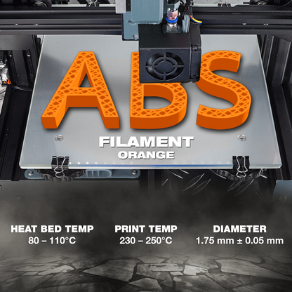 SA Filament ABS Premium Filament 1kg - Orange