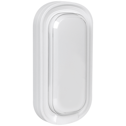 Ellies Ellipse Series AC 24W Capsule LED Bulkhead - PC - WT