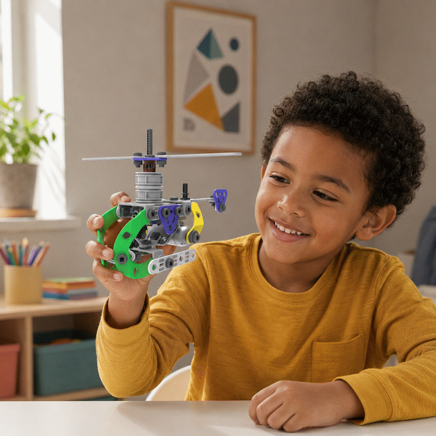 Edu-matic Flexi Build Robot Kit (107 pcs)