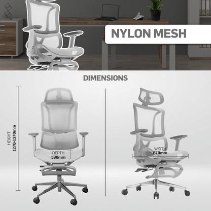 Everfurn Nebula High Back Office Chair - Ergonomic