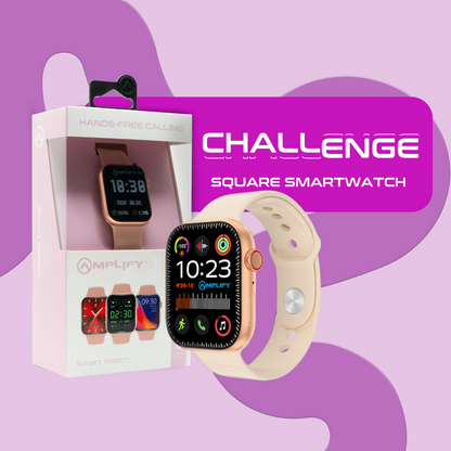 Amplify Challenge Series Square Smartwatch - Gold