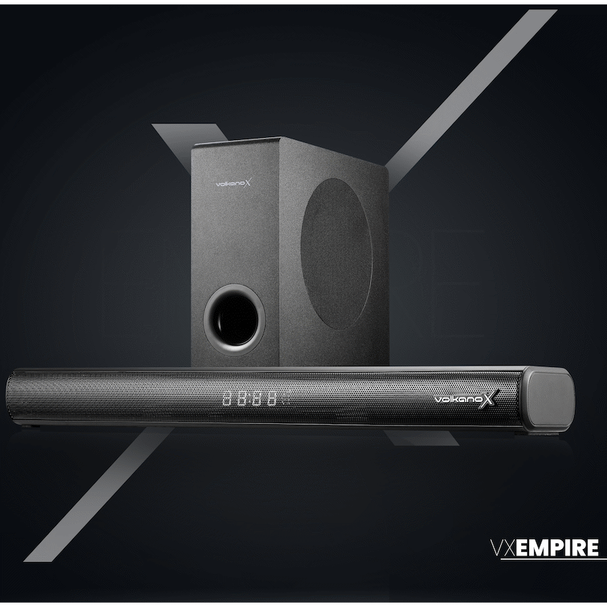 VolkanoX Empire 2.1 Soundbar with Wireless Sub-Woofer