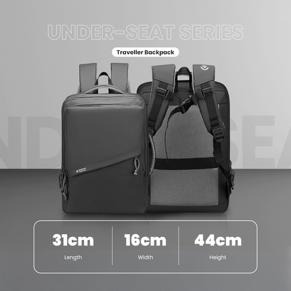Volkano Under-Seat Traveller Backpack Charcoal