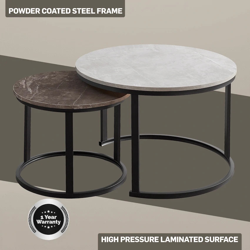 Nile Nesting Coffee Table Greyish