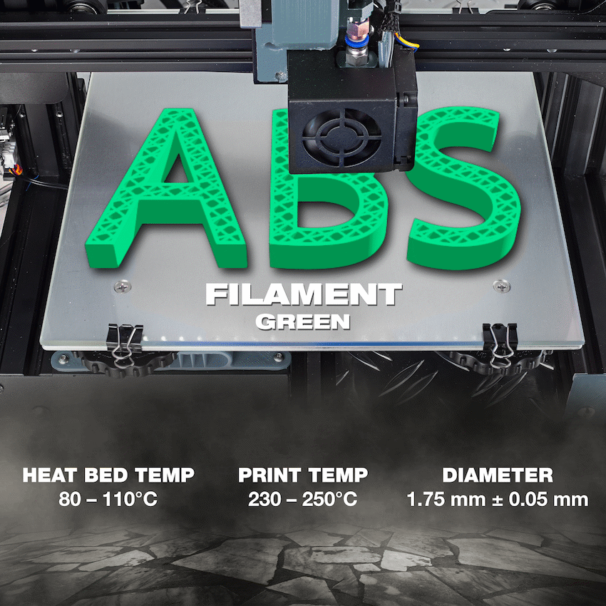 SA Filament ABS Premium Filament 1kg - Green