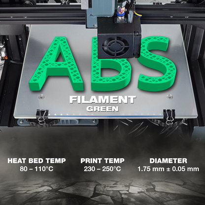 SA Filament ABS Premium Filament 1kg - Green