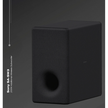 Sony SA-SW3 200w Wireless Subwoofer