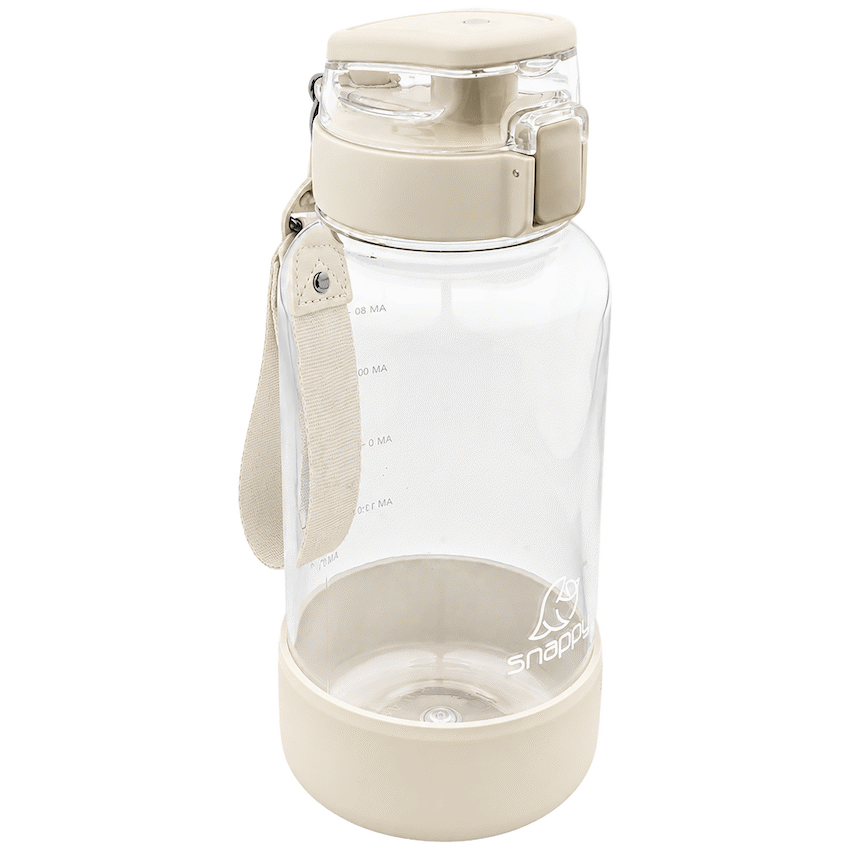 Snappy Tritan Bottle with straw 1lt Vanilla ( Order in Qty of 6)