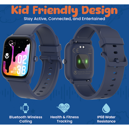 Volkano Vivo Series Kids Smart Watch - Dark Blue