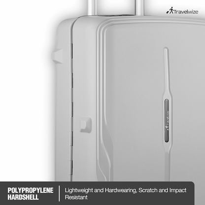 Travelwize Clipper PP 55cm 4-Wheel Spinner Luggage Nardo Grey