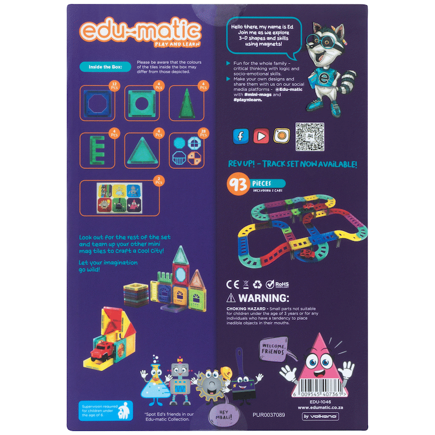 56 Magnetic Tiles, Windows and Stickers