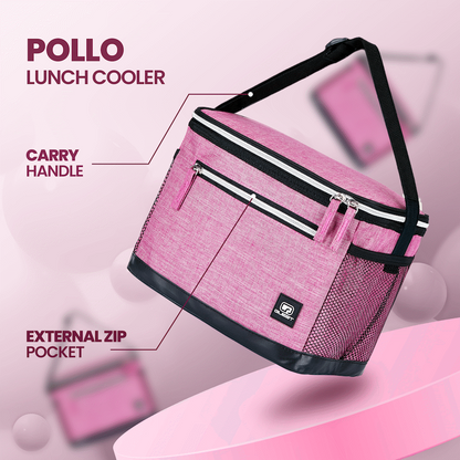 Quest Pollo Lunch Cooler - Pink