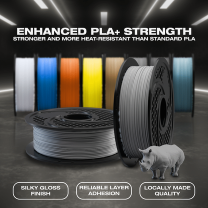 SA Filament Silk PLA Plus Gloss Filament 1kg - Grey