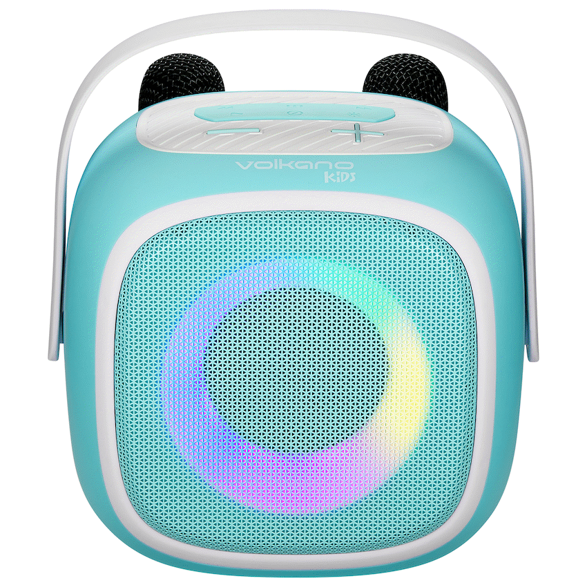 Volkano Kids SingMate Series Bluetooth Speaker with 2 Wireless Microphones - Mint