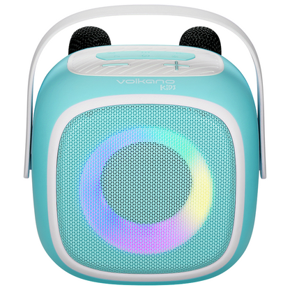 Volkano Kids SingMate Series Bluetooth Speaker with 2 Wireless Microphones - Mint
