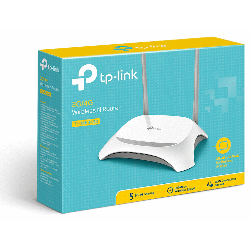 TP-Link TL-MR3420 3G/4G Wireless N Router